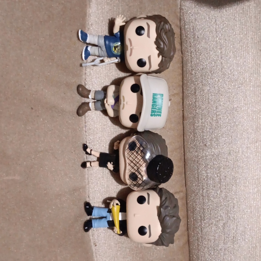 Lot of 4 Parks and Rec Funkos OPENED